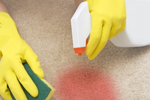 Office cleaning service in a Docklands commercial building