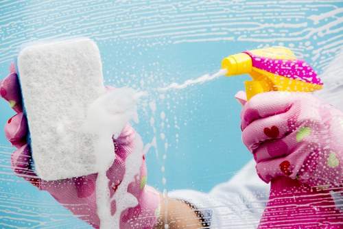 Local curtain cleaning service for high-rise windows in Docklands
