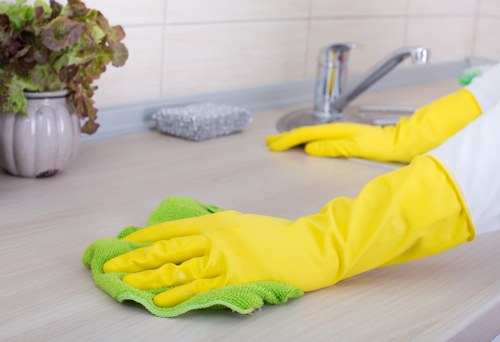Upholstery stain treatment and cleaning in a Docklands property